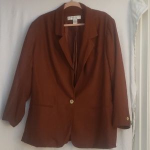 Brown blazer